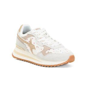 W6YZ White Glitter Multi Yak Sneakers
